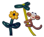 jungle-themed balloons